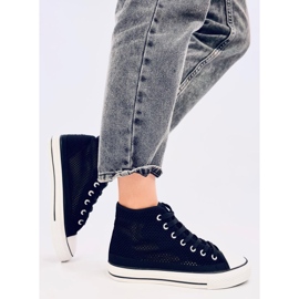 Zapatillas altas Mousse Black caladas negro 3