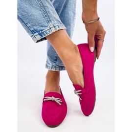 Mocasines Marsoin de ante Fucsia rosado 2