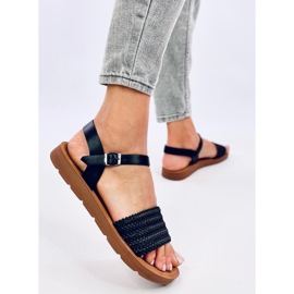 Salinon Sandalias estilo boho negro 5