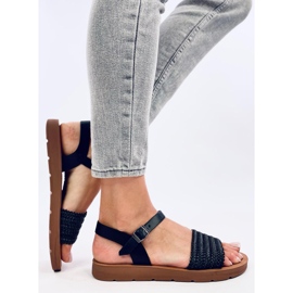 Salinon Sandalias estilo boho negro 3