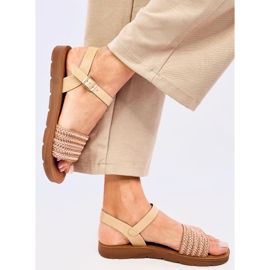 Salinon Sandalias estilo boho beige 3