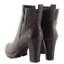 Gris Botas de tacón mujer grises JA3132 gris 2