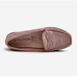 Mocasines Mujer Ante Ecológico Beige Oscuro Nestalia 7
