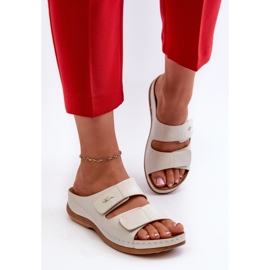 Chanclas Ligeras para Mujer en Piel Ecológica Plata Frellia 4