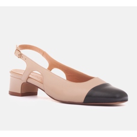 Marco Shoes bombas cesano beige 3