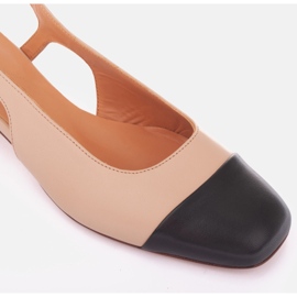 Marco Shoes bombas cesano beige 6