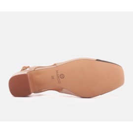 Marco Shoes bombas cesano beige 5