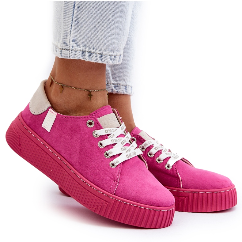 Zapatillas Mujer Memory Foam System Big Star NN276004 Fucsia rosado 4 Zapatillas Mujer Memory Foam System Big Star NN276004 Fucsia rosado 4