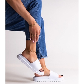 Pantuflas Big Star blancas LL274428 blanco 1 Pantuflas Big Star blancas LL274428 blanco 1