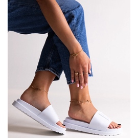 Pantuflas Big Star blancas LL274428 blanco 2