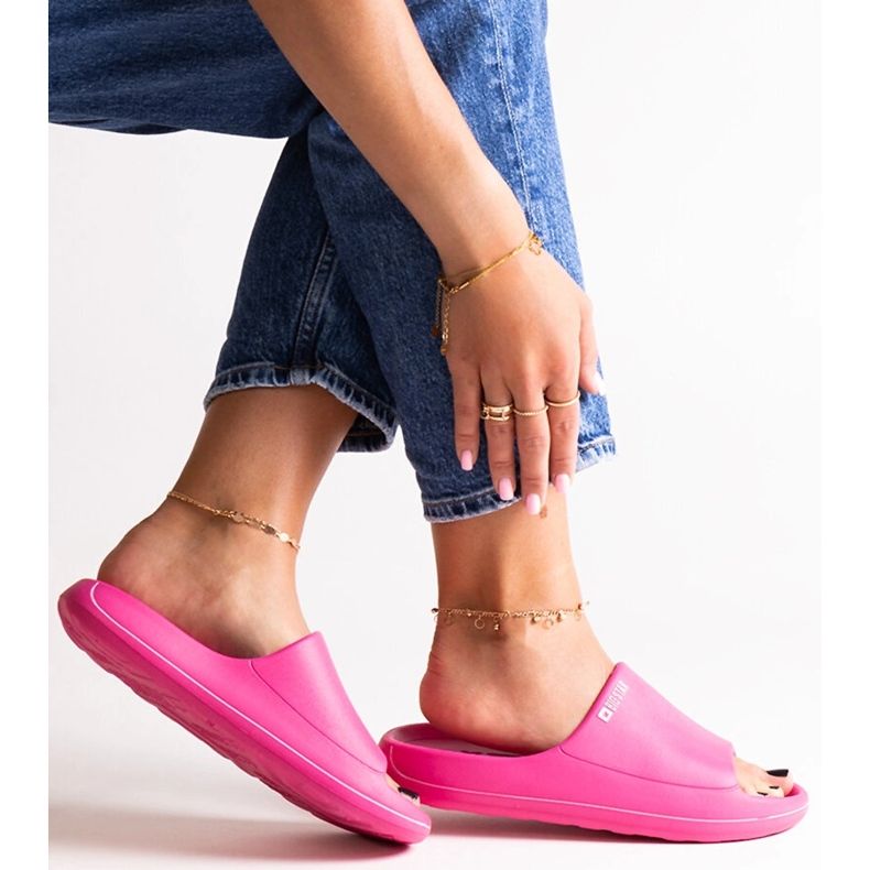 Chanclas Big Star rosa oscuro NN274A041 rosado 1