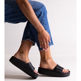 Chanclas negras Big Star NN274A662 906 negro 2