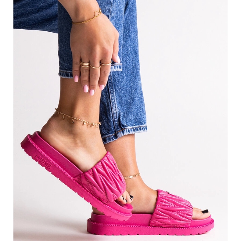 Solapas rosa con volantes Big Star NN274A749 1