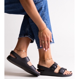 Sandalias Big Star negras LL274745 negro 2