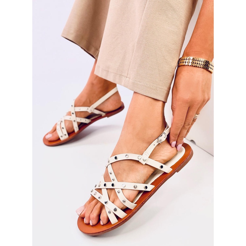 Sandalias romanas Capris beige 2