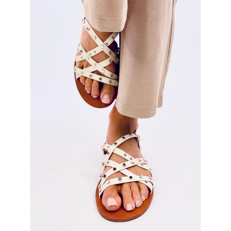 Sandalias romanas Capris beige 1