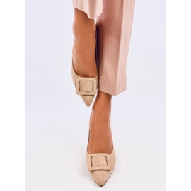 Seastar Bombas en un tacón de aguja Fiona Khaki beige 1