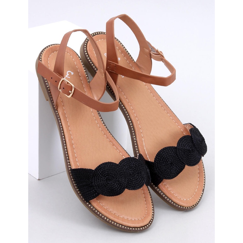 Sandalias planas Tavani Negro 1