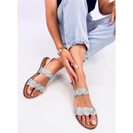 Sandalias mujer Raulet Plata 5