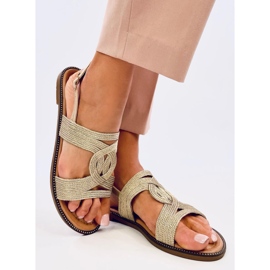 Sandalias mujer Vernay Oro dorado 3