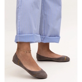 Bailarinas Dorris clásicas grises 1 Bailarinas Dorris clásicas grises 1