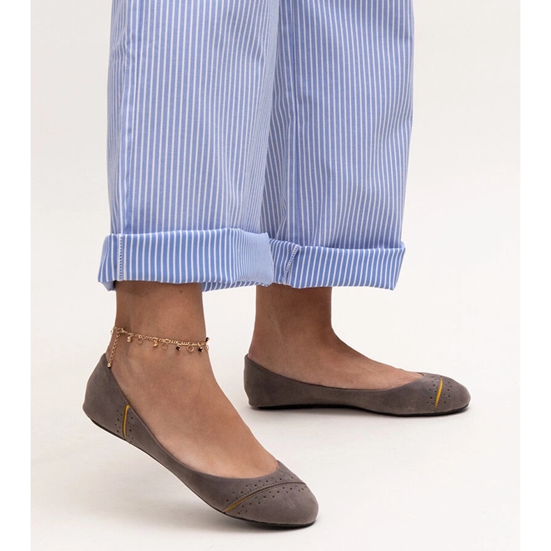 Bailarinas Dorris clásicas grises 1 Bailarinas Dorris clásicas grises 1