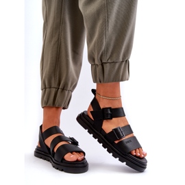 Sandalias ecológicas de mujeres Big Star NN274065 Negro 2 Sandalias ecológicas de mujeres Big Star NN274065 Negro 2