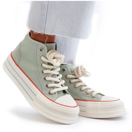 Seastar Zapatillas Mujer Plataforma Menta Aineri verde 6