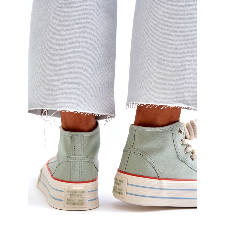 Seastar Zapatillas Mujer Plataforma Menta Aineri verde 3