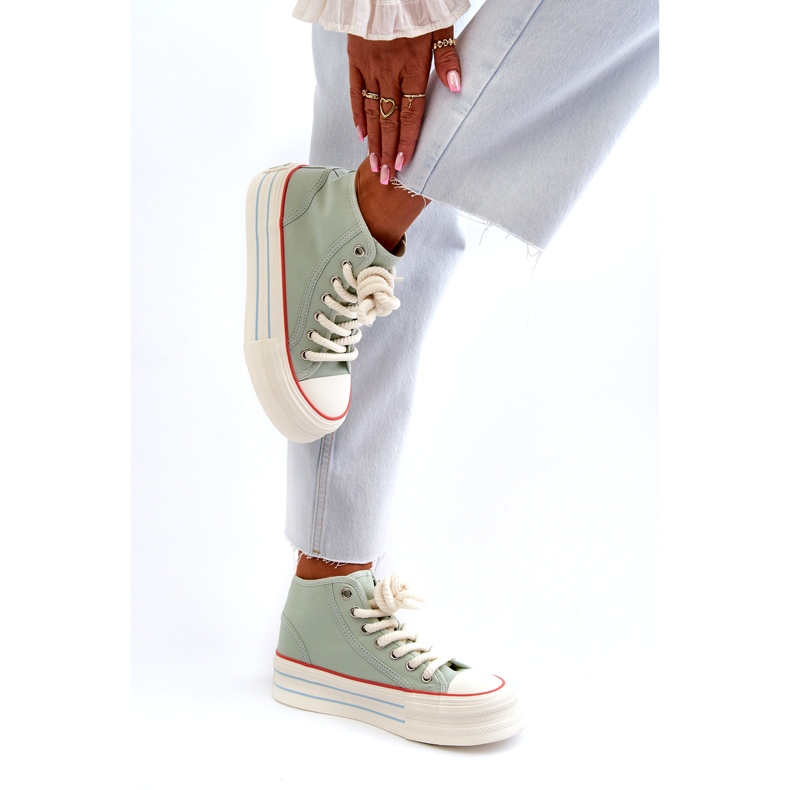 Seastar Zapatillas Mujer Plataforma Menta Aineri verde 4