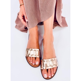Chanclas de mujer Lotts Oro dorado 3