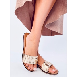 Chanclas de mujer Lotts Oro dorado 1