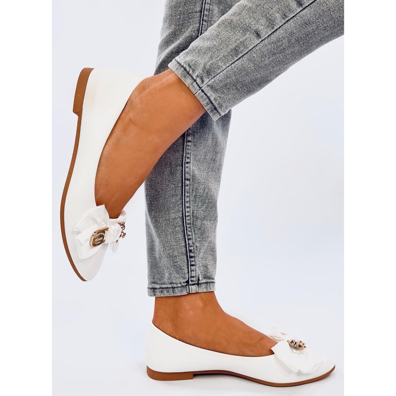 Seastar Bonnies Bailarinas blancas con osito de peluche blanco 2