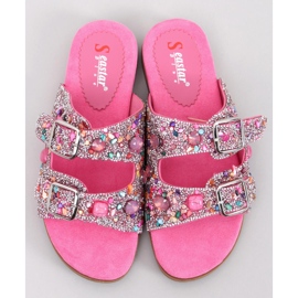 Chanclas Coult Fucsia piedra rosado 5