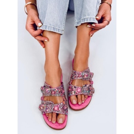 Chanclas Coult Fucsia piedra rosado 4