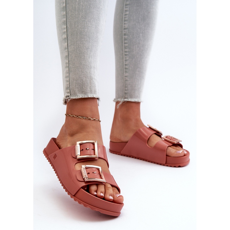 Chanclas de Mujer Con Hebillas ZAXY JJ285246 Dirty Pink rosado 1
