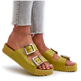 Chanclas Lisas para Mujer ZAXY LL285077 Lima verde 8