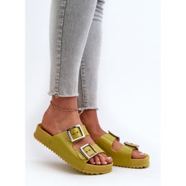 Chanclas Lisas para Mujer ZAXY LL285077 Lima verde 2