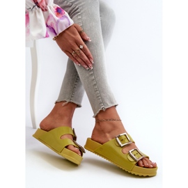 Chanclas Lisas para Mujer ZAXY LL285077 Lima verde 6