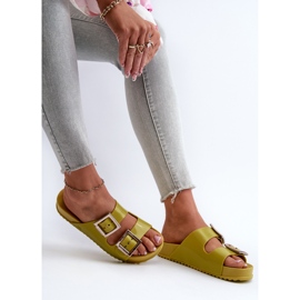 Chanclas Lisas para Mujer ZAXY LL285077 Lima verde 7