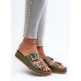 Chanclas Lisas Mujer ZAXY NN285057 Verde oscuro 2 Chanclas Lisas Mujer ZAXY NN285057 Verde oscuro 2