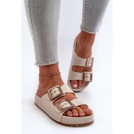 Chanclas Lisas Mujer ZAXY NN285058 Beige claro 4