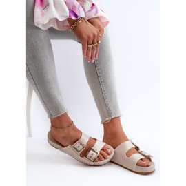 Chanclas Lisas Mujer ZAXY NN285058 Beige claro 8