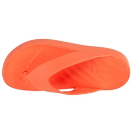 Chanclas Crocs Gataway Platform Flip W 209410-84F naranja 2