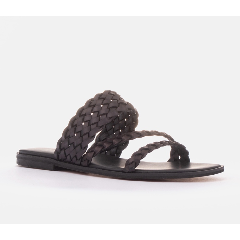 Marco Shoes chanclas romanas negro 1