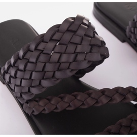 Marco Shoes chanclas romanas negro 5