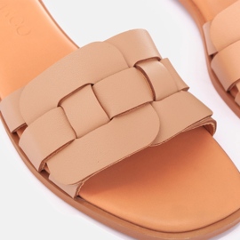 Marco Shoes chanclas alba beige 4