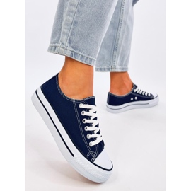Zapatillas clásicas de mujer Fargis D.BLUE azul 2