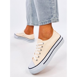 Zapatillas clásicas de mujer Fargis Beige 3