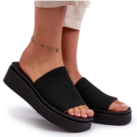Chanclas Plataforma Mujer Sergio Leone SK083H Negro 9
